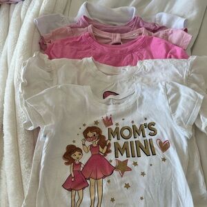 Set 6 T- Shirts so cute for girls